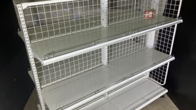 【新入庫！】ゴンドラ什器 タテヤマアドバンス製 サイドネット付き！!